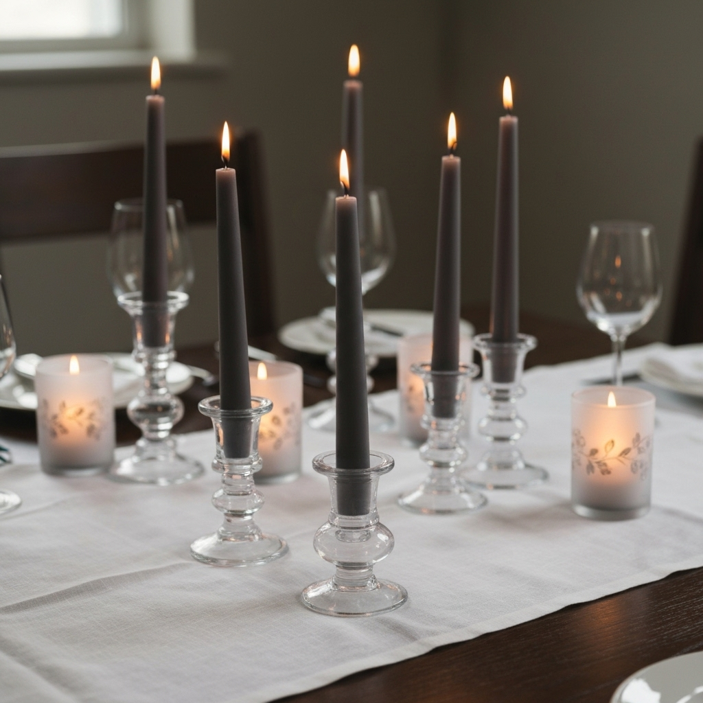 Romantic Candle Display